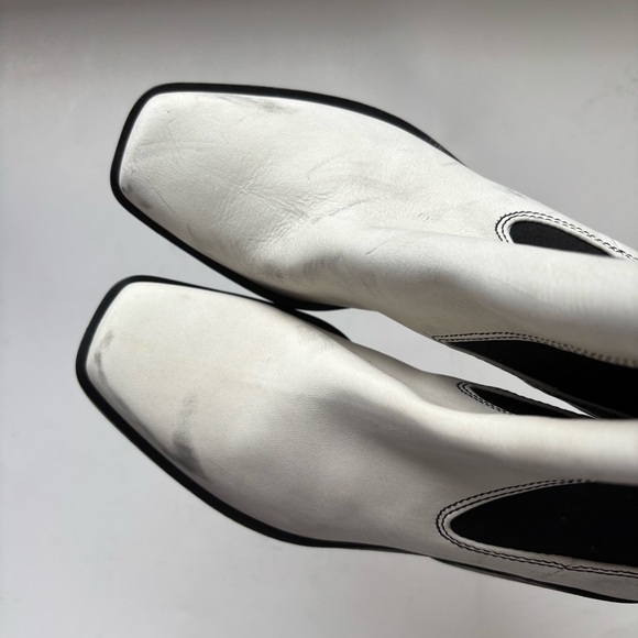 Rag & Bone Axis Leather‎ Boots In Antique White Sz 36.5/ US 6.5 $425 - Picture 6 of 8